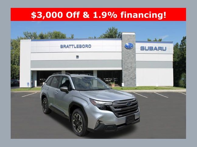 Ice Silver Metallic 2026 Subaru Forester SUV / Crossover All-Wheel Drive Continuously Variable Transmission