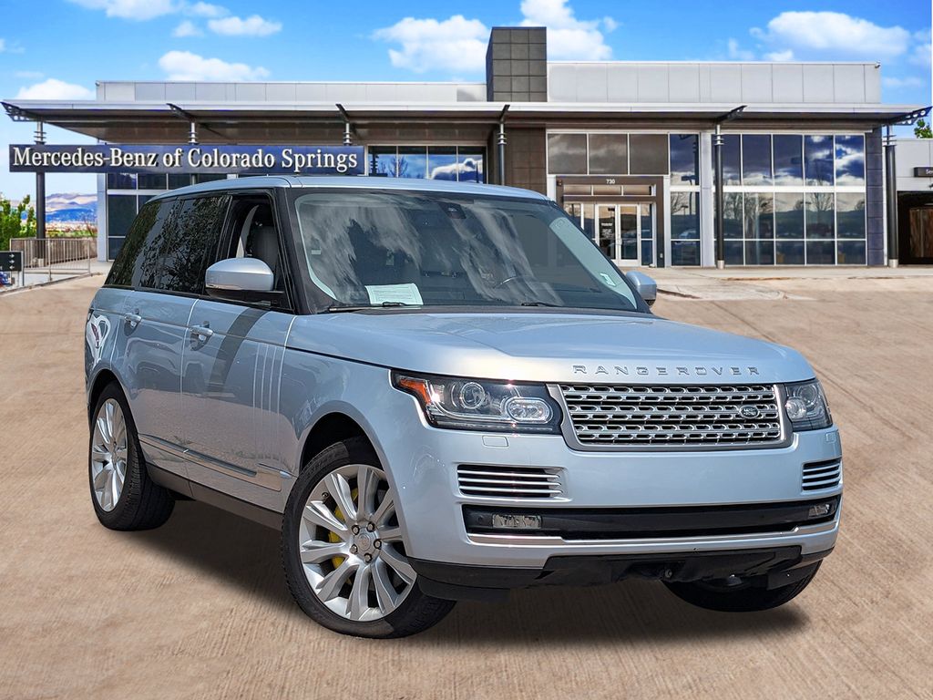 Silver 2015 Land Rover Range Rover SUV / Crossover Four-Wheel Drive 8-Speed Automatic