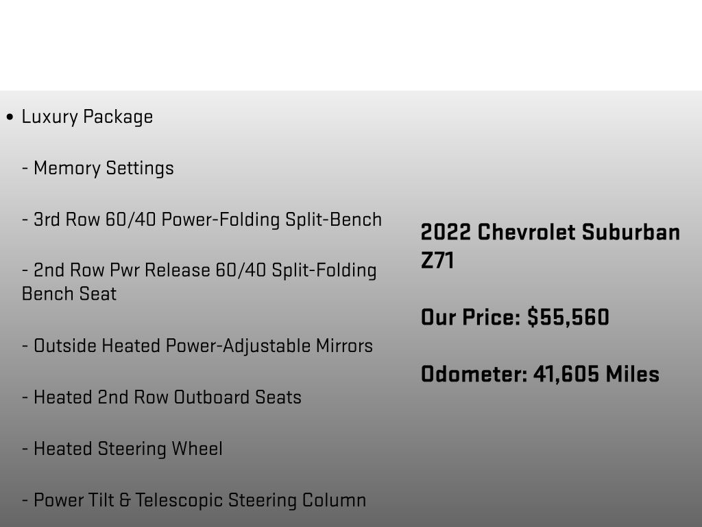 2022 Chevrolet Suburban Z71 Red at Carlisle Cadillac Buick GMC