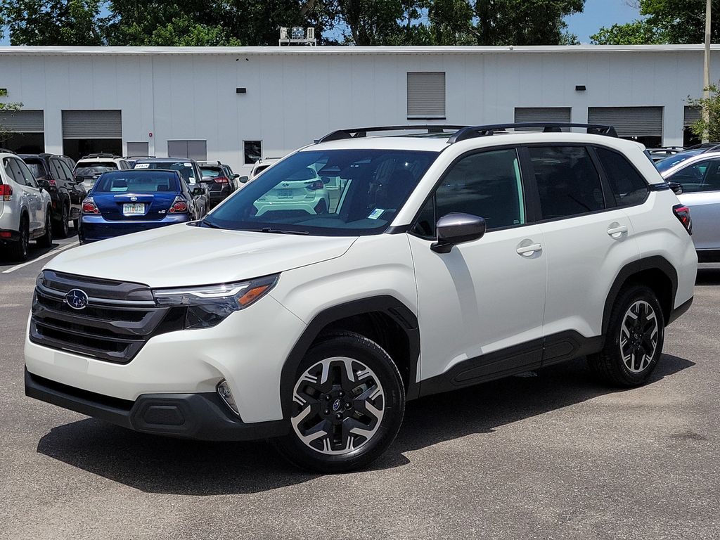 Crystal White Pearl 2026 Subaru Forester SUV / Crossover All-Wheel Drive Continuously Variable Transmission