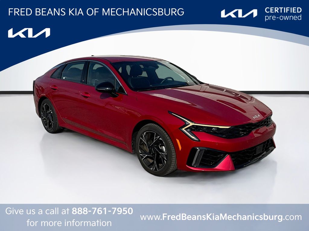 Runway Red 2025 Kia K5 GT-Line FWD Sedan Front-Wheel Drive 8-Speed Automatic