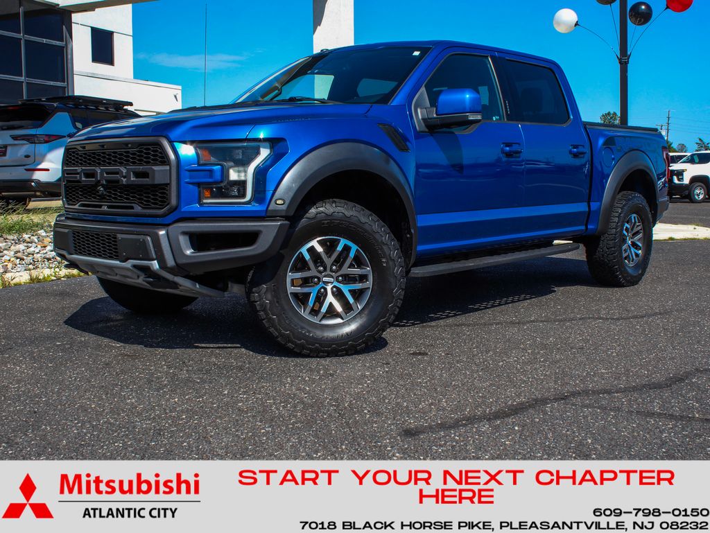 Lightning Blue 2017 Ford F-150 Pickup Truck Four-Wheel Drive Automatic
