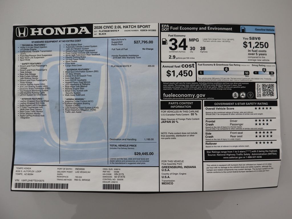 Thumbnail: 2026 Honda Civic - 9