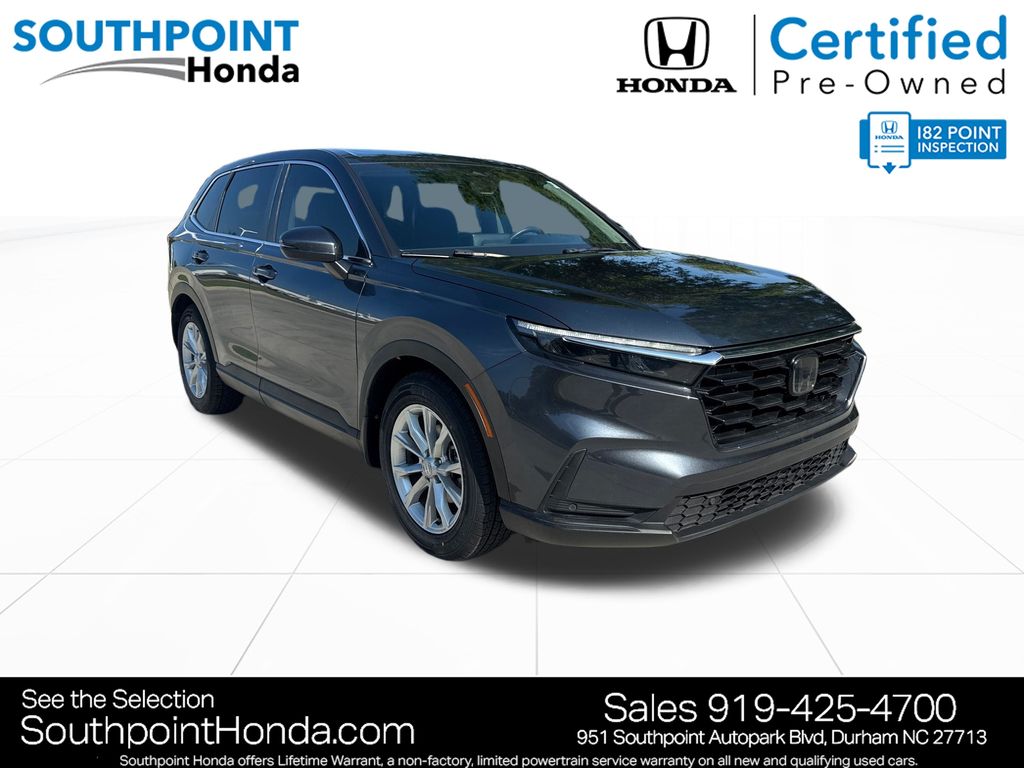 Meteorite Gray Metallic 2024 Honda CR-V SUV / Crossover Front-Wheel Drive Continuously Variable Transmission
