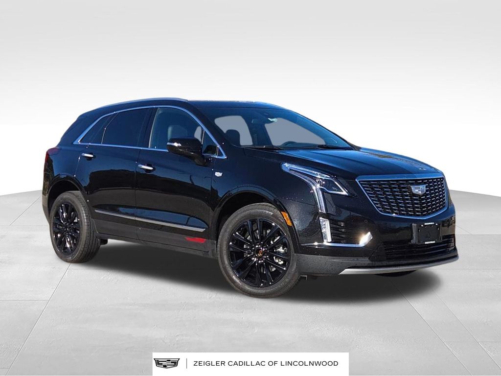 Stellar Black Metallic 2025 Cadillac XT5 Premium Luxury AWD SUV / Crossover Four-Wheel Drive 9-Speed Automatic