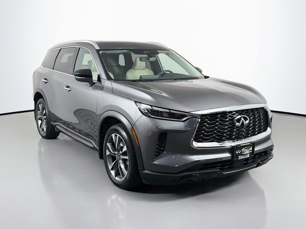 Gray (Graphite Shadow) 2023 INFINITI QX60 SUV / Crossover All-Wheel Drive 9-Speed Automatic