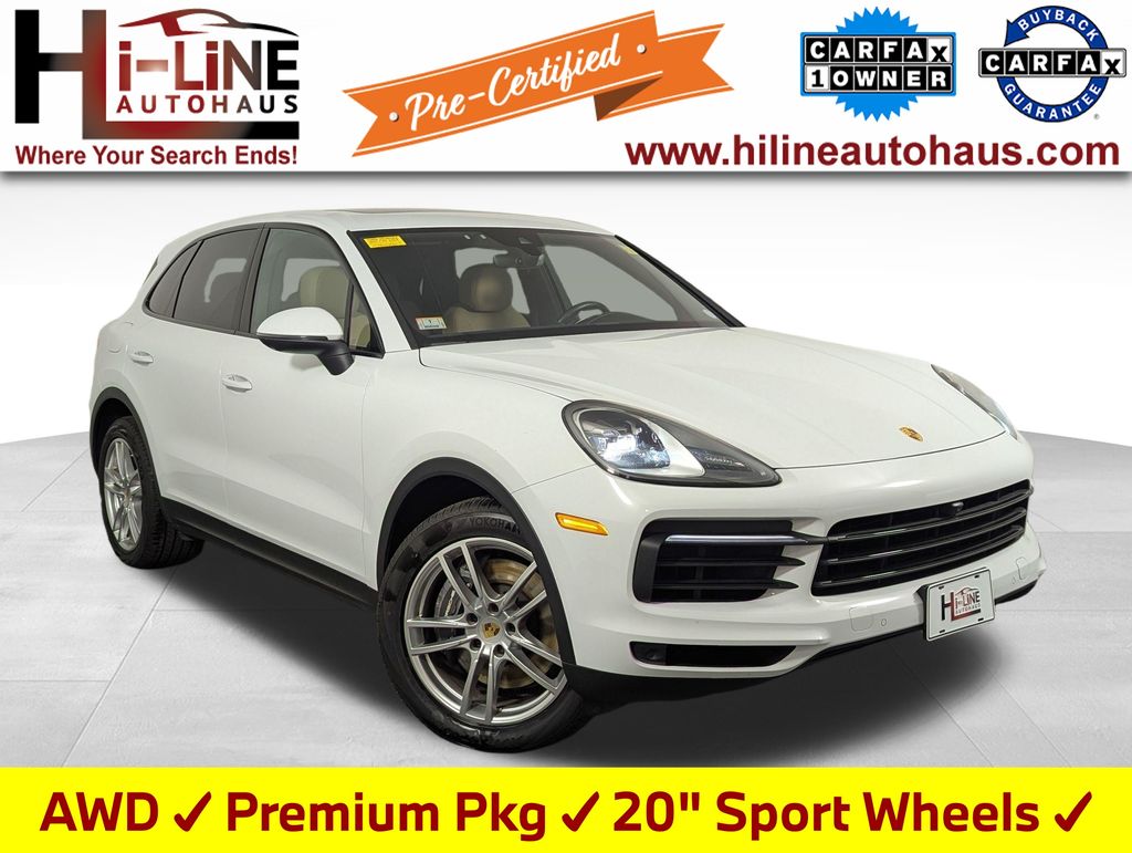 Carrara White Metallic 2022 Porsche Cayenne AWD SUV / Crossover All-Wheel Drive 8-Speed Automatic