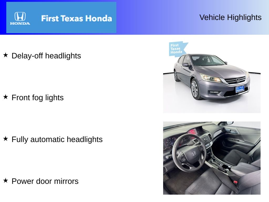 Used Car 2015 Honda Accord  Sport For Sale Under $15,000 In Austin, Texas