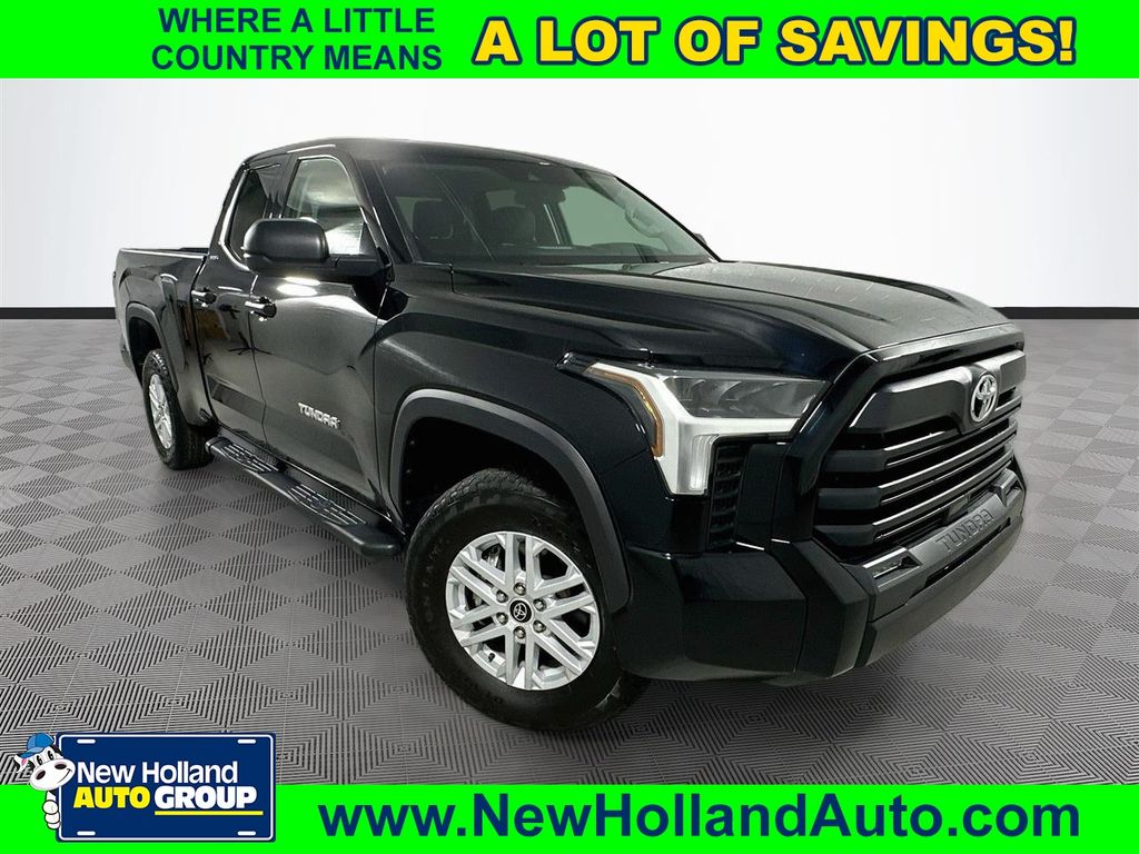 Midnight Black Metallic 2024 Toyota Tundra Pickup Truck Four-Wheel Drive Automatic