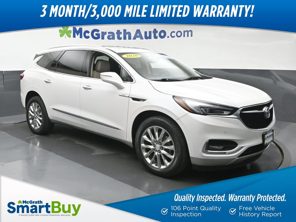 White Frost Tricoat 2020 Buick Enclave SUV / Crossover Four-Wheel Drive 9-Speed Automatic
