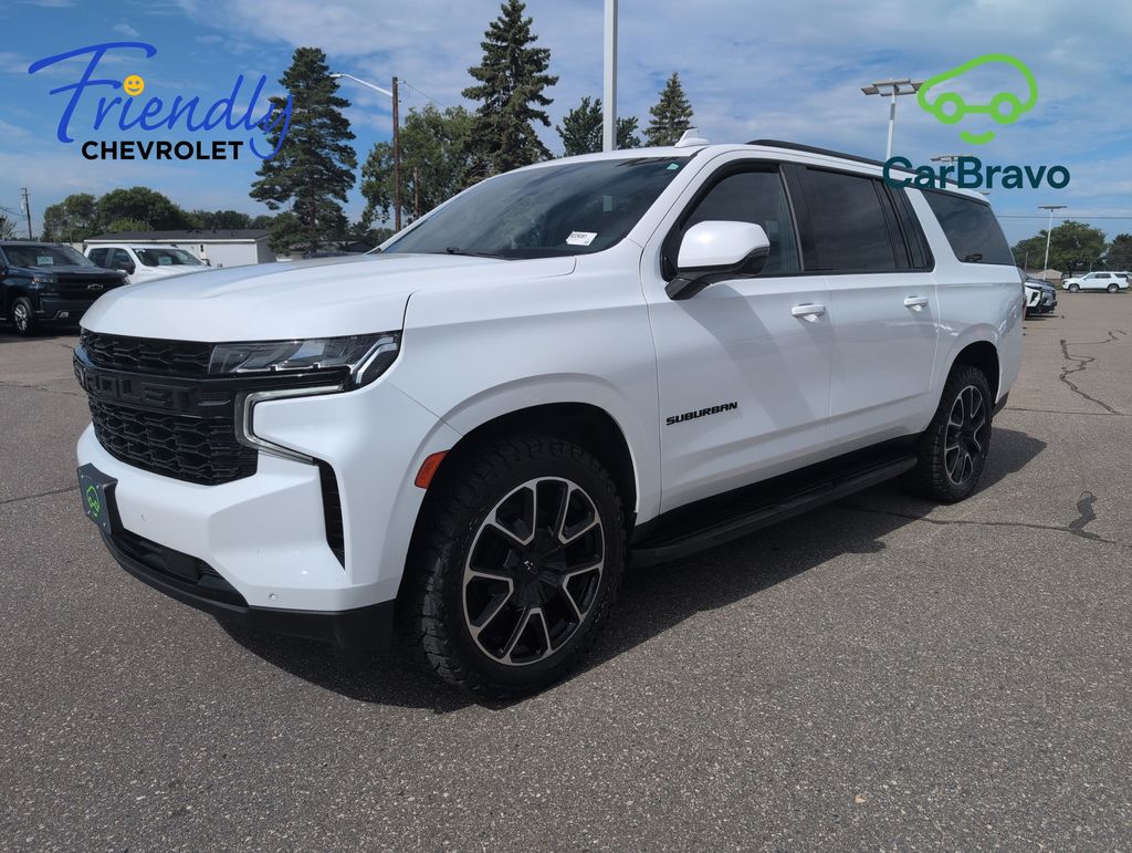 Summit White 2023 Chevrolet Suburban SUV / Crossover Four-Wheel Drive