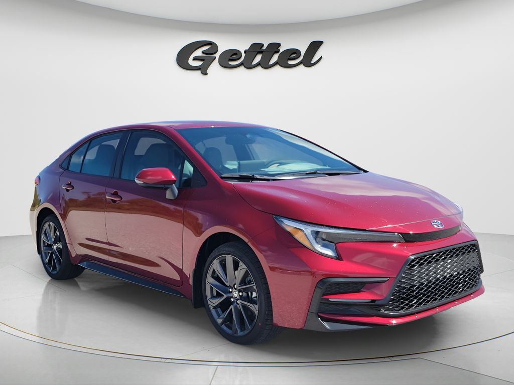 New 2026 Red Toyota SE image 3