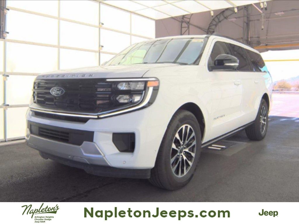 Oxford White 2025 Ford Expedition MAX Platinum 4WD SUV / Crossover Four-Wheel Drive Automatic