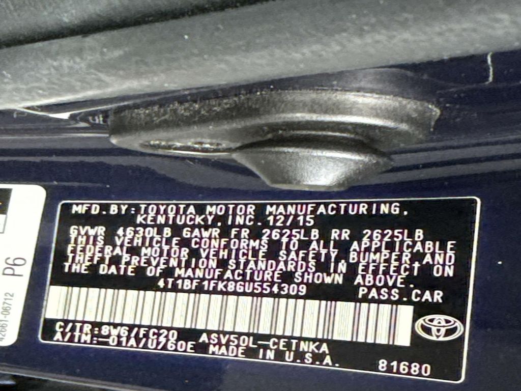 Used 2016 Toyota Camry Sedan