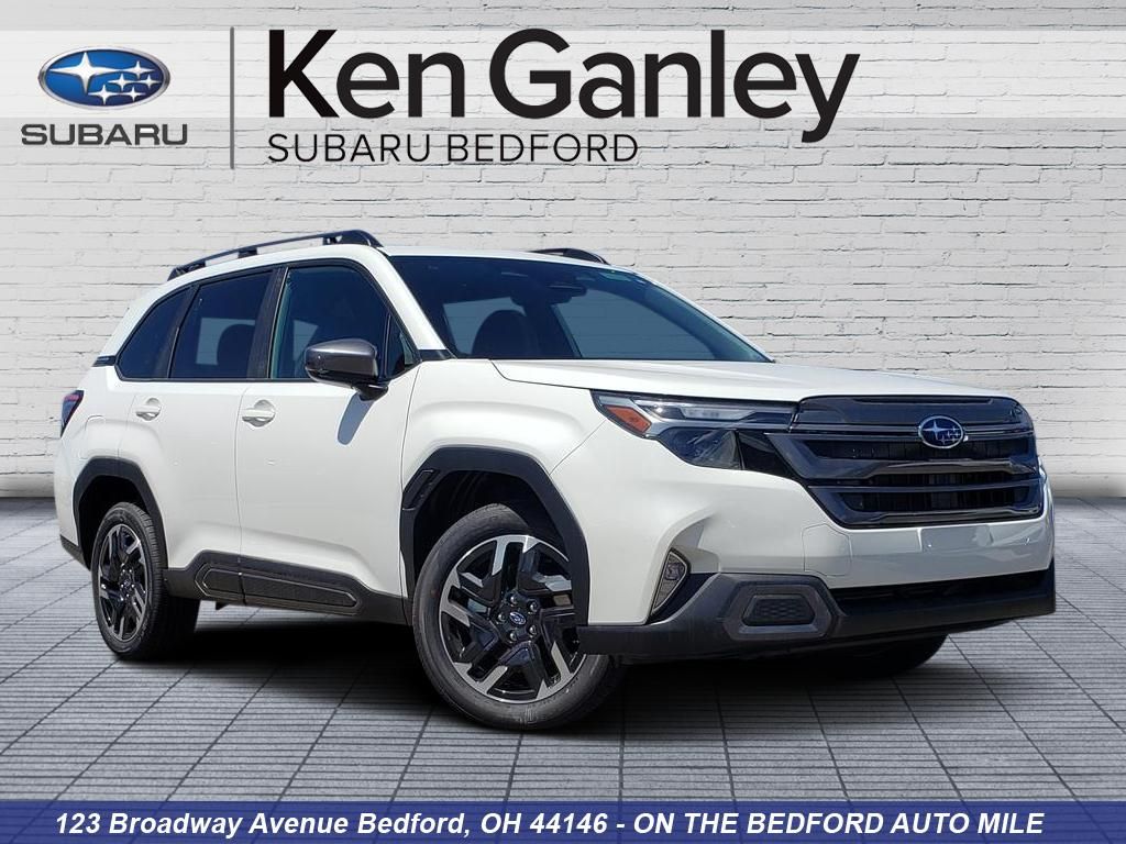 White 2026 Subaru Forester Limited Crossover AWD SUV / Crossover All-Wheel Drive Continuously Variable Transmission