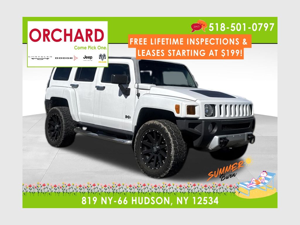 Birch White 2008 Hummer H3 SUV / Crossover Four-Wheel Drive 4-Speed Automatic Overdrive