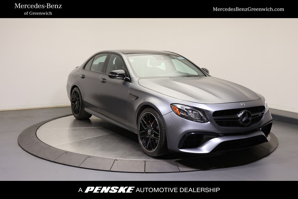 Gray 2018 Mercedes-Benz E-Class AMG E 63 S Sedan 4MATIC Sedan All-Wheel Drive 9-Speed Automatic