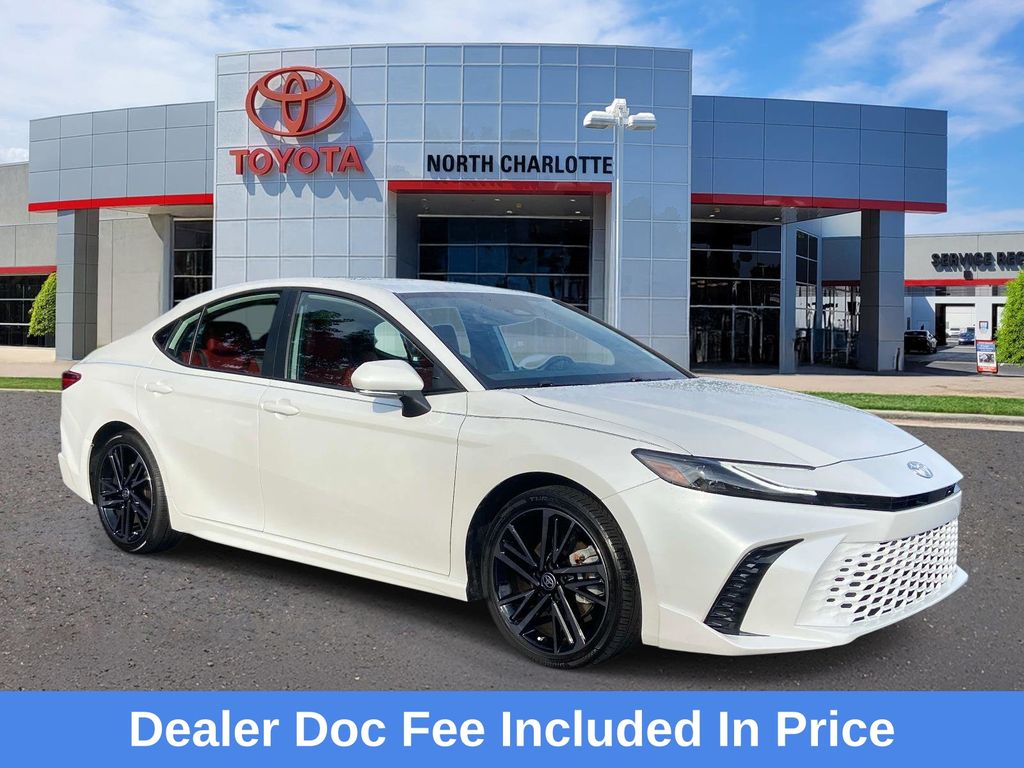 White (Wind Chill Pearl) 2025 Toyota Camry Sedan Front-Wheel Drive Continuously Variable Transmission