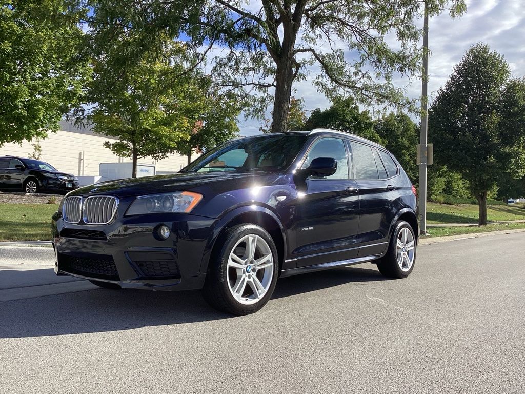 Carbon Black Metallic 2013 BMW X3 SUV / Crossover All-Wheel Drive 8-Speed Automatic