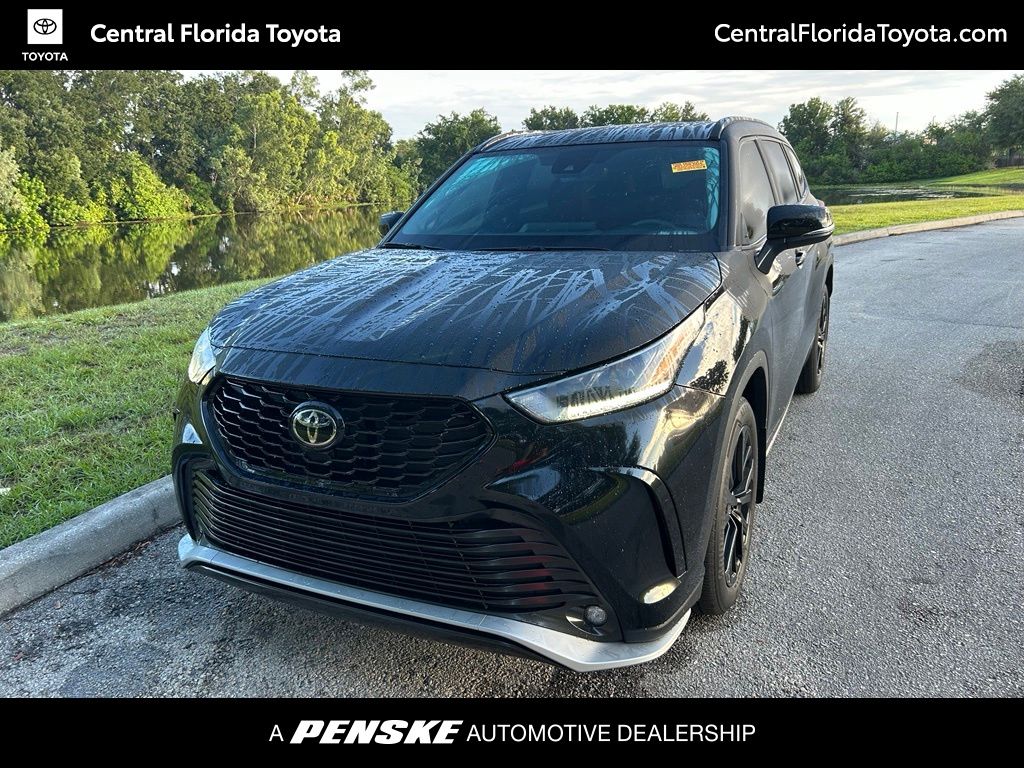 Midnight Black Metallic 2024 Toyota Highlander SUV / Crossover Front-Wheel Drive 8-Speed Automatic