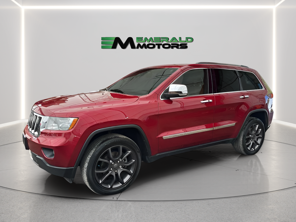 Deep Cherry Red Crystal Pearlcoat 2012 Jeep Grand Cherokee Overland 4WD SUV / Crossover Four-Wheel Drive 5-Speed Automatic