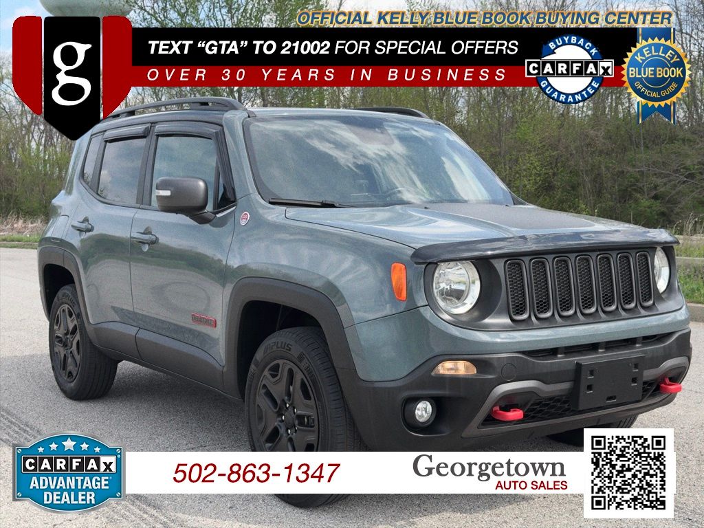 Anvil 2018 Jeep Renegade Trailhawk 4WD SUV / Crossover Four-Wheel Drive 9-Speed Automatic