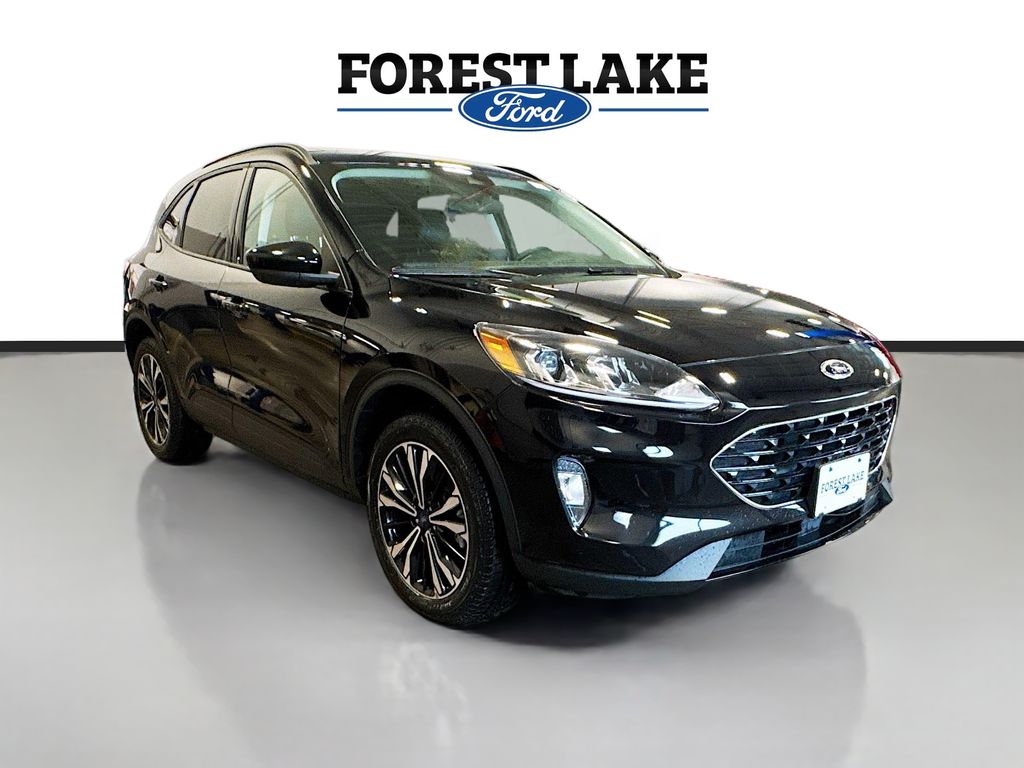 Black Metallic 2022 Ford Escape SEL AWD SUV / Crossover All-Wheel Drive 8-Speed Automatic