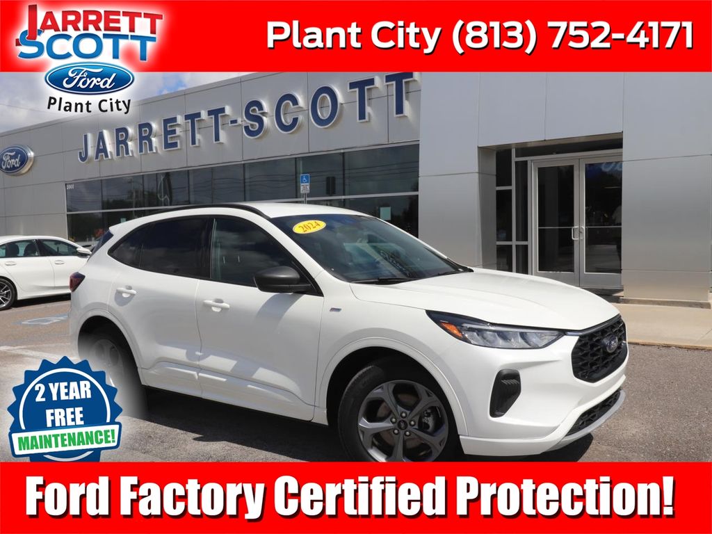 White Metallic 2024 Ford Escape SUV / Crossover Front-Wheel Drive 8-Speed Automatic