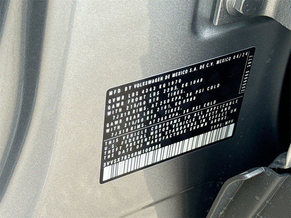 New 2024 Silver Volkswagen 1.5T SE image 35