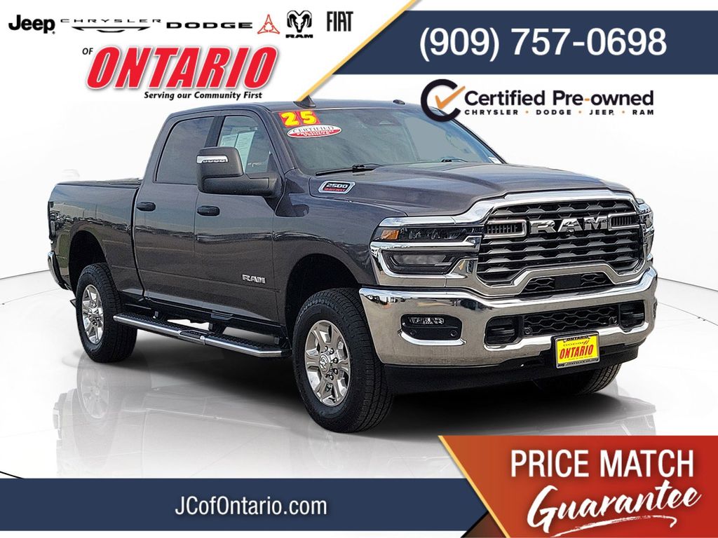 Gray (Granite Crystal Metallic Clearcoat) 2025 RAM 2500 Pickup Truck Four-Wheel Drive 8-Speed Automatic