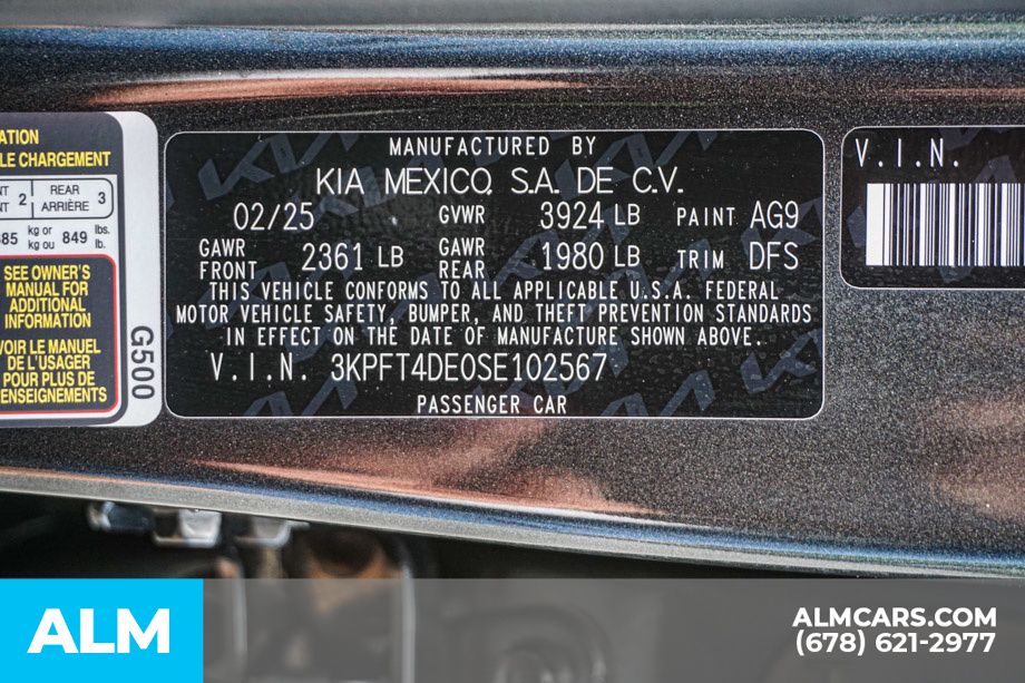 Used 2025 Gray Kia LXS image 55