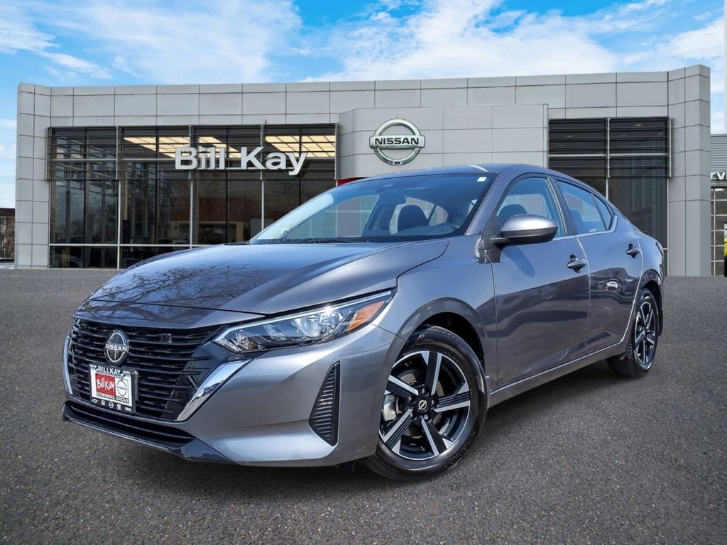 Gray (Gun Metallic) 2025 Nissan Sentra SV FWD Sedan Front-Wheel Drive Continuously Variable Transmission