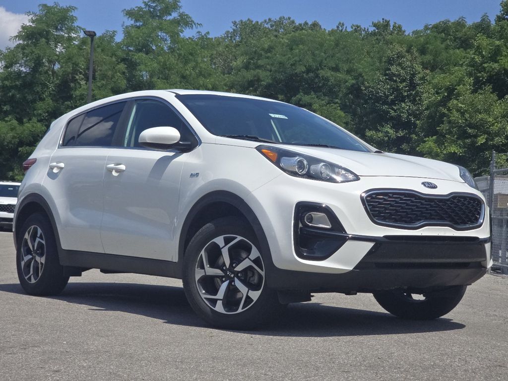 Clear White 2020 Kia Sportage SUV / Crossover All-Wheel Drive 6-Speed Automatic Overdrive