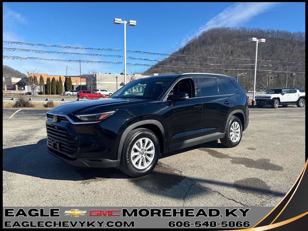 Black 2025 Toyota Grand Highlander XLE AWD SUV / Crossover All-Wheel Drive 8-Speed Automatic