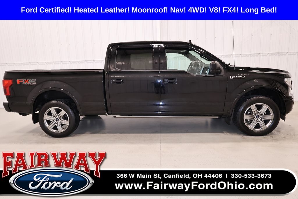 Shadow Black 2018 Ford F-150 Pickup Truck Four-Wheel Drive Automatic