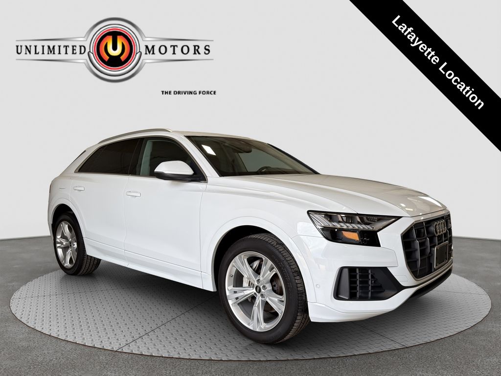 Glacier White 2023 Audi Q8 SUV / Crossover All-Wheel Drive 8-Speed Automatic