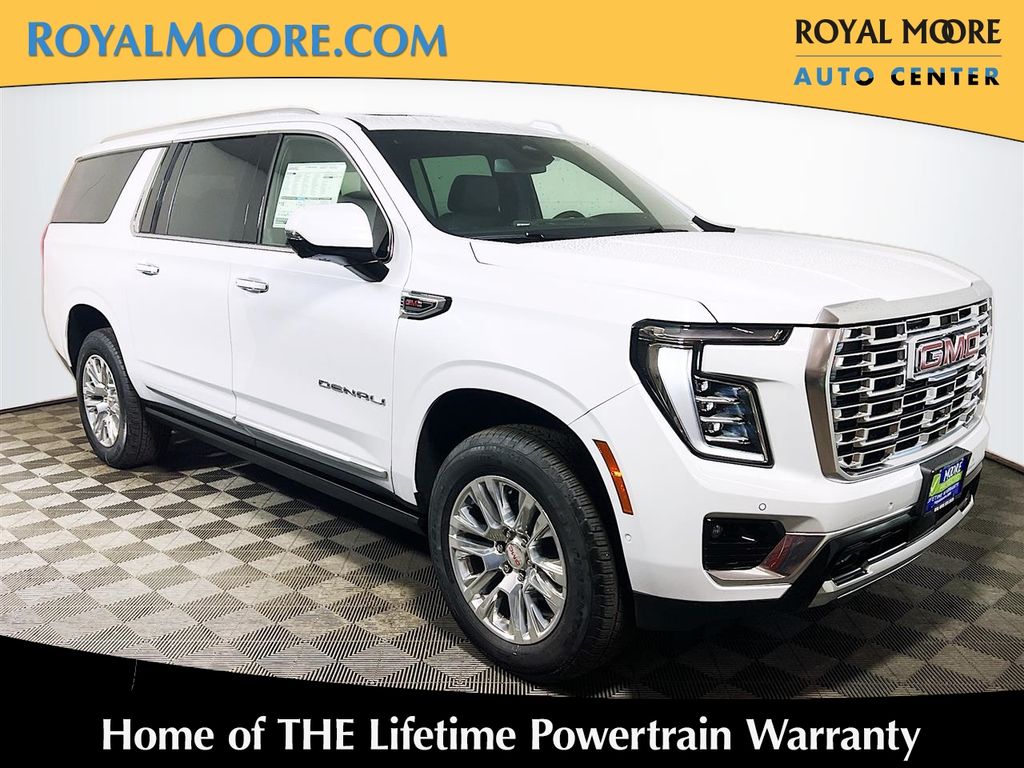 Glacier White Tricoat 2026 GMC Yukon XL SUV / Crossover Four-Wheel Drive 