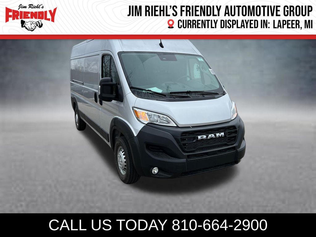 Bright Silver Metallic Clearcoat 2026 RAM ProMaster Van 9-Speed Automatic