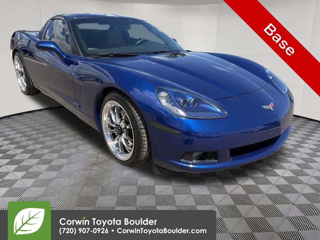LeMans Blue Metallic 2006 Chevrolet Corvette Coupe Rear-Wheel Drive 6-Speed Manual