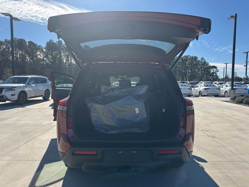 2025 Scarlet Ember Tintcoat Nissan Pathfinder Rock Creek 4X4 SUV
