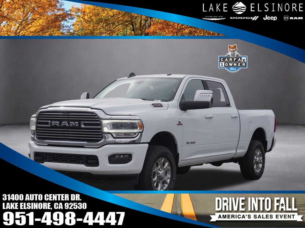 Bright White Clearcoat 2024 RAM 2500 Pickup Truck Four-Wheel Drive 6-Speed Automatic