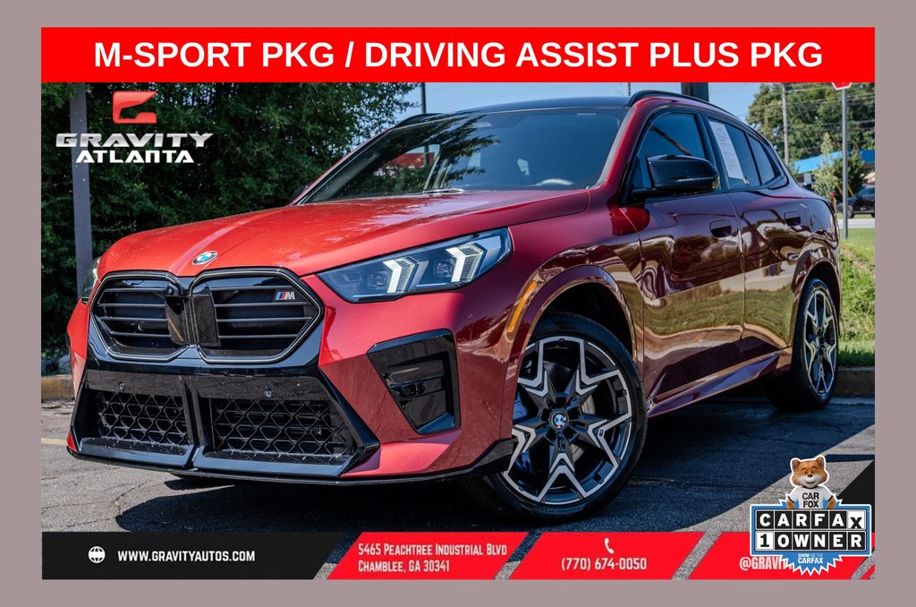 Vegas Red Metallic 2025 BMW X2 SUV / Crossover All-Wheel Drive 7-Speed Automatic