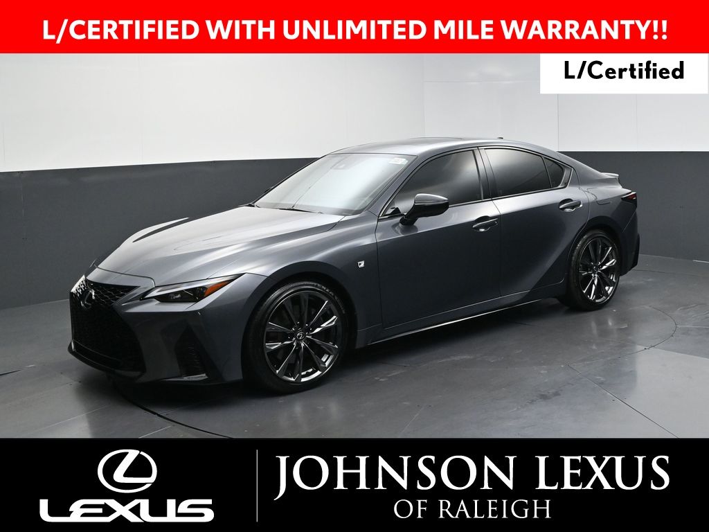 Cloudburst Gray 2025 Lexus IS 350 F Sport RWD Sedan Rear-Wheel Drive 8-Speed Automatic