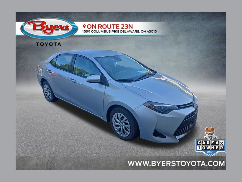 Classic Silver Metallic 2017 Toyota Corolla Sedan Front-Wheel Drive Continuously Variable Transmission