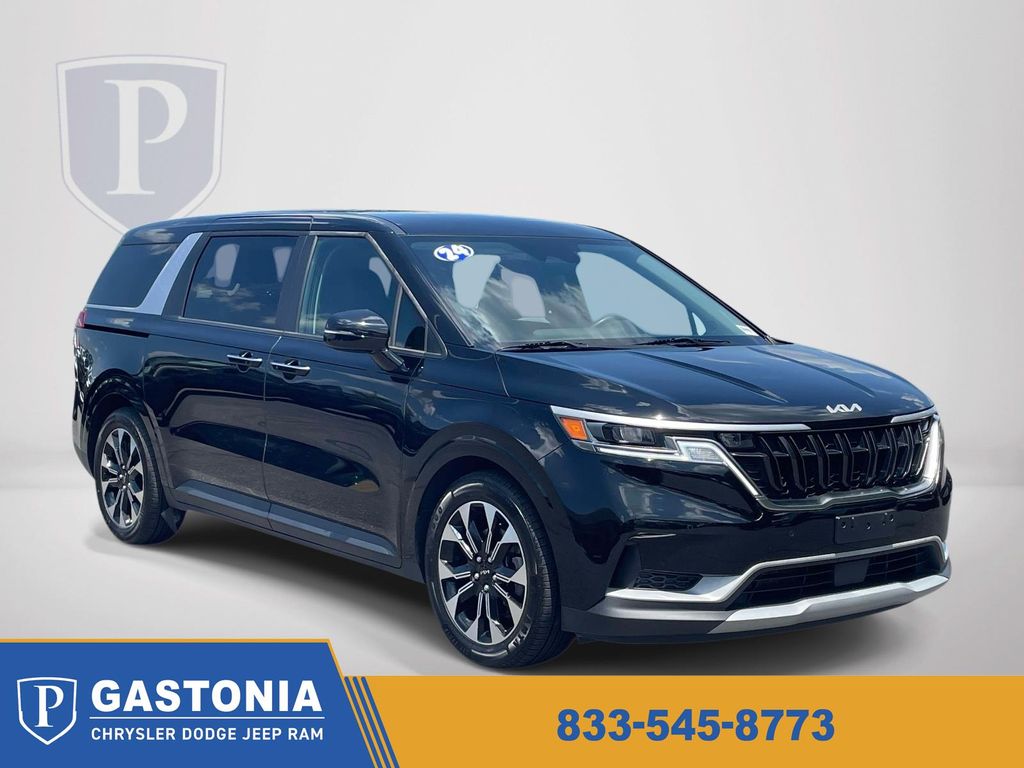 Aurora Black Pearl 2024 Kia Carnival Minivan Front-Wheel Drive 8-Speed Automatic