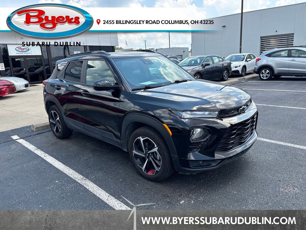 Mosaic Black Metallic 2021 Chevrolet Trailblazer SUV / Crossover Four-Wheel Drive 9-Speed Automatic