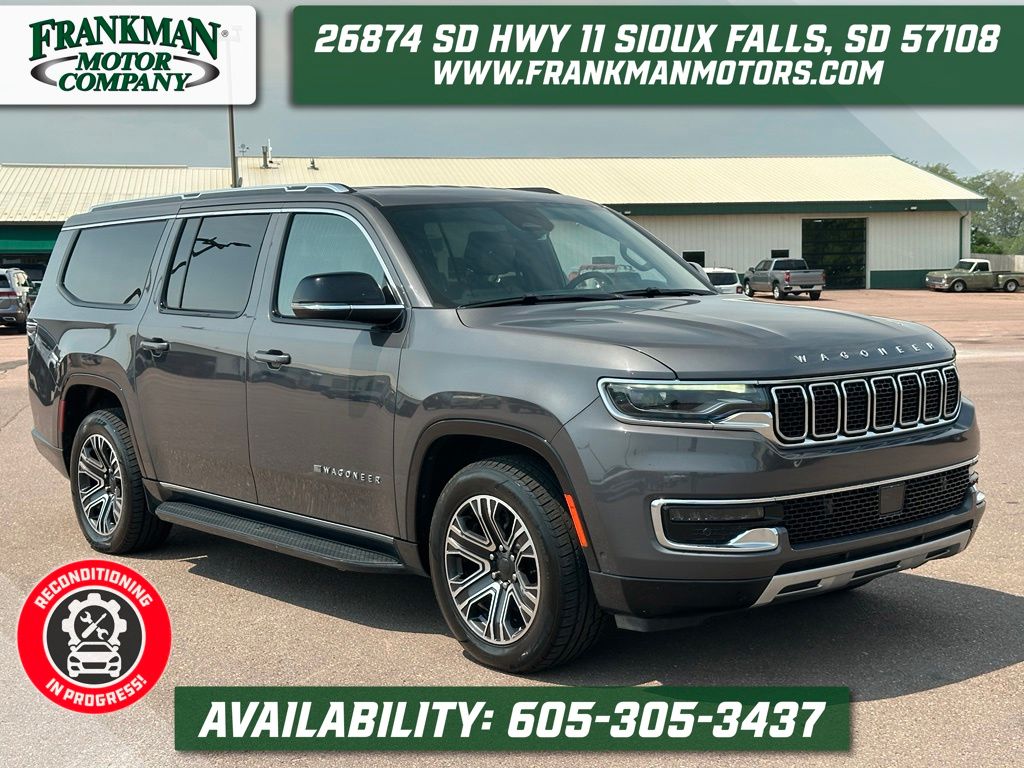 Baltic Gray Metallic Clearcoat 2024 Jeep Wagoneer L SUV / Crossover Four-Wheel Drive 8-Speed Automatic