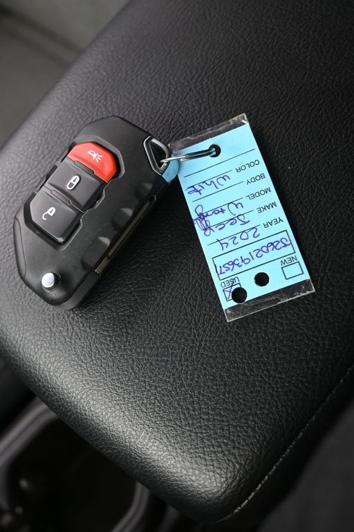 Used 2024 Bright White Clearcoat Jeep Sport S image 25