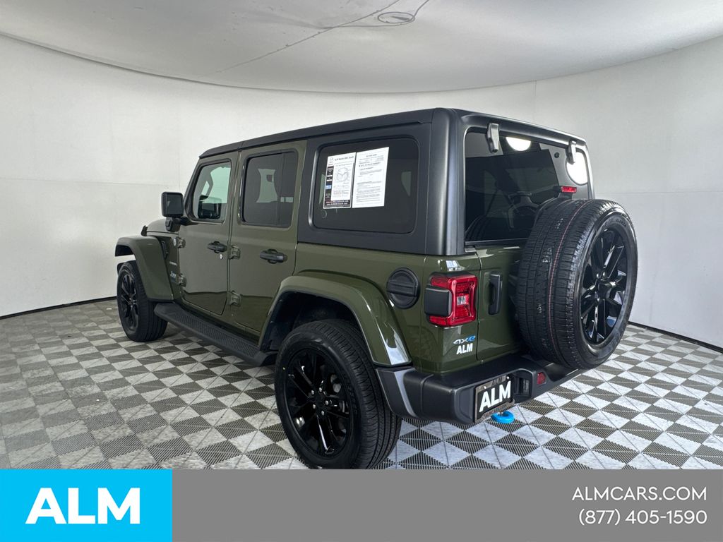 Used 2023 Green Jeep Sahara 4xe image 9
