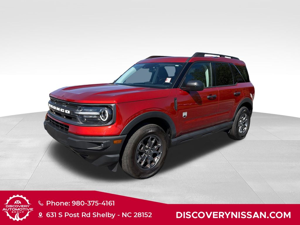 Chili Pepper Red 2022 Ford Bronco Sport Big Bend AWD SUV / Crossover All-Wheel Drive 8-Speed Automatic